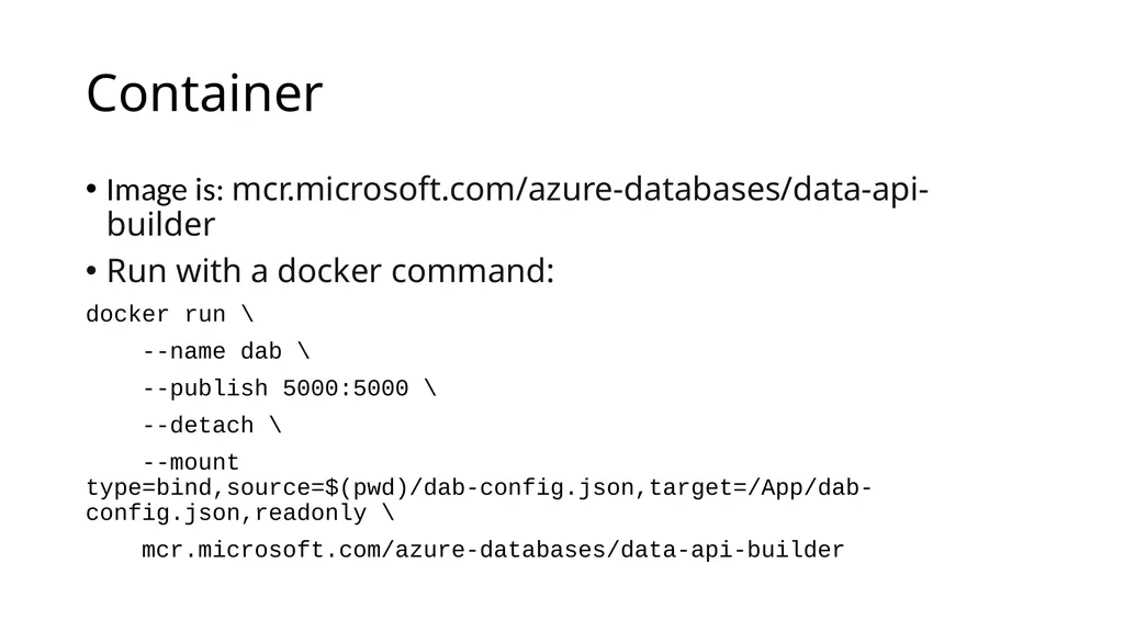 Using Data API Builder to Speed Up Application - slide 12 of 37