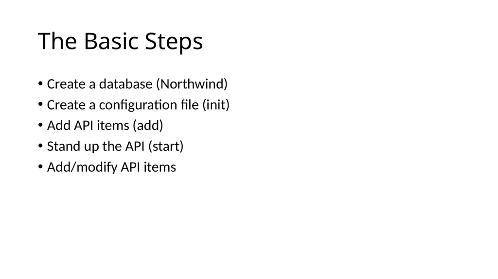 Using Data API Builder to Speed Up Application - slide 15 of 37