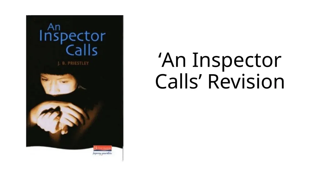 ‘An Inspector Calls’ Revision Act 1 Opening Stage - slide 1 of 22