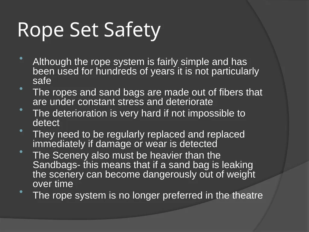 KNOWING THE ROPES AN INTRODUCTORY GUIDE TO MODERN - slide 11 of 24