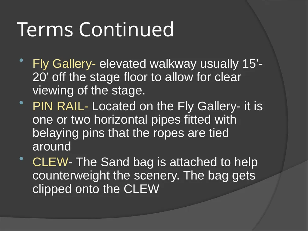 KNOWING THE ROPES AN INTRODUCTORY GUIDE TO MODERN - slide 9 of 24