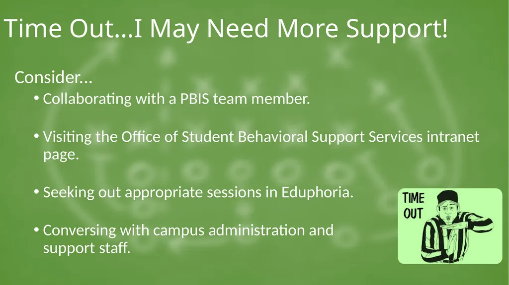 PBIS Play-by-Play: Reinforcement Campus Name Here - slide 12 of 12