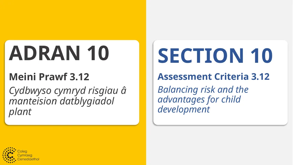 Uned 002 Iechyd, Llesiant, Dysgu a Datblygu UNED - slide 41 of 45