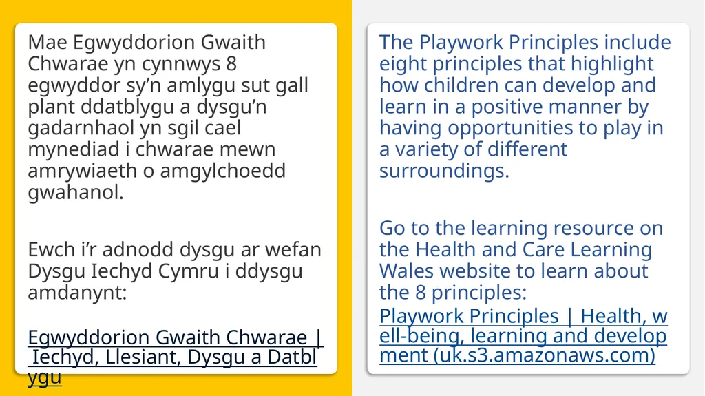 Uned 002 Iechyd, Llesiant, Dysgu a Datblygu UNED - slide 7 of 45