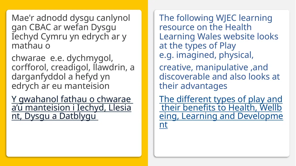 Uned 002 Iechyd, Llesiant, Dysgu a Datblygu UNED - slide 20 of 45
