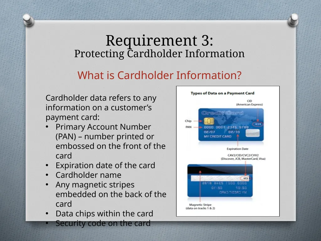 Payment Card Industry Data Security Standards - slide 4 of 8