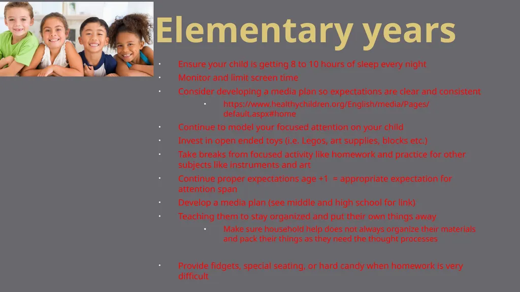 Self-Regulation and Concentration How to help our - slide 12 of 22