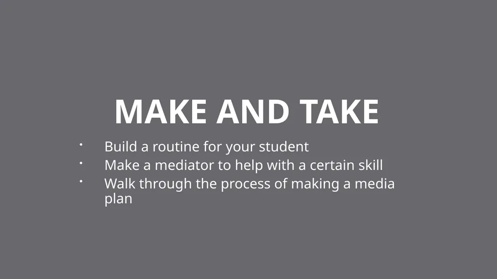 Self-Regulation and Concentration How to help our - slide 21 of 22