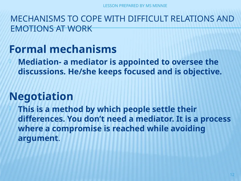personal and career development LEVEL 3 MODULE 1 - slide 12 of 14