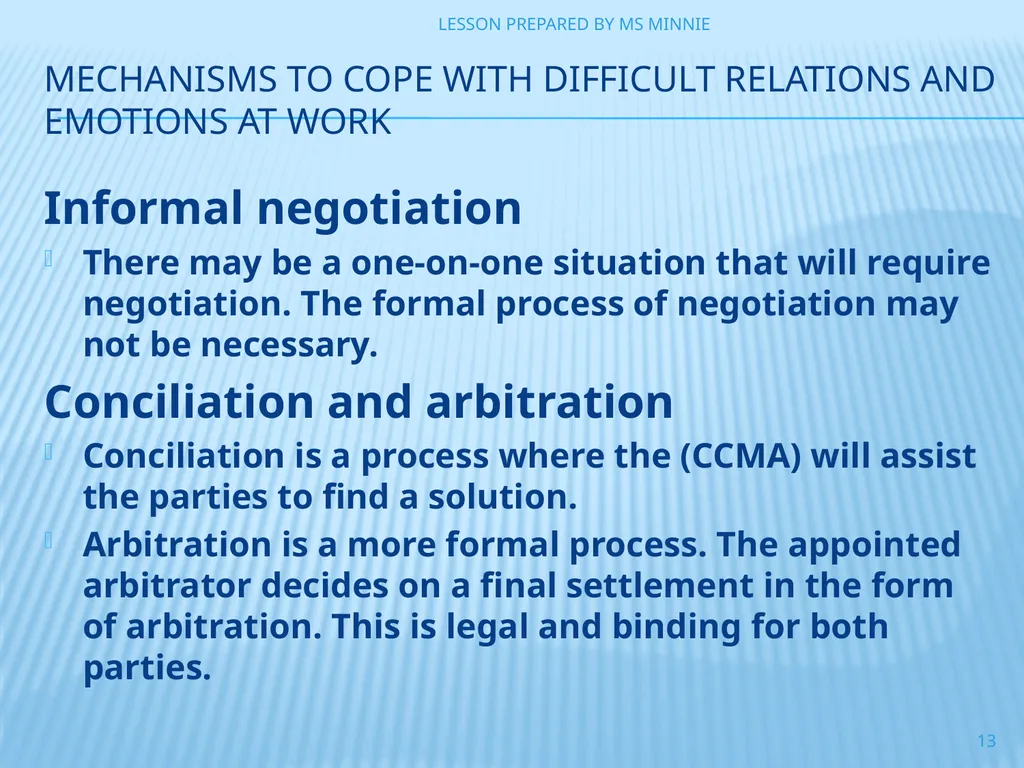 personal and career development LEVEL 3 MODULE 1 - slide 13 of 14