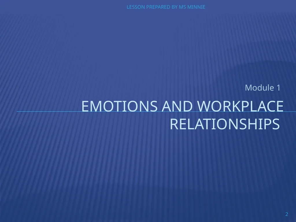 personal and career development LEVEL 3 MODULE 1 - slide 2 of 14