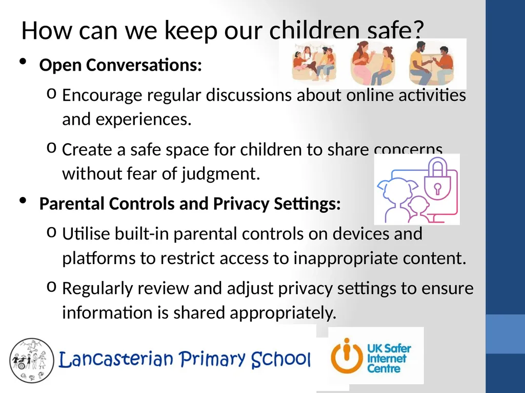 Internet Safety Helping our children stay safe - slide 7 of 10