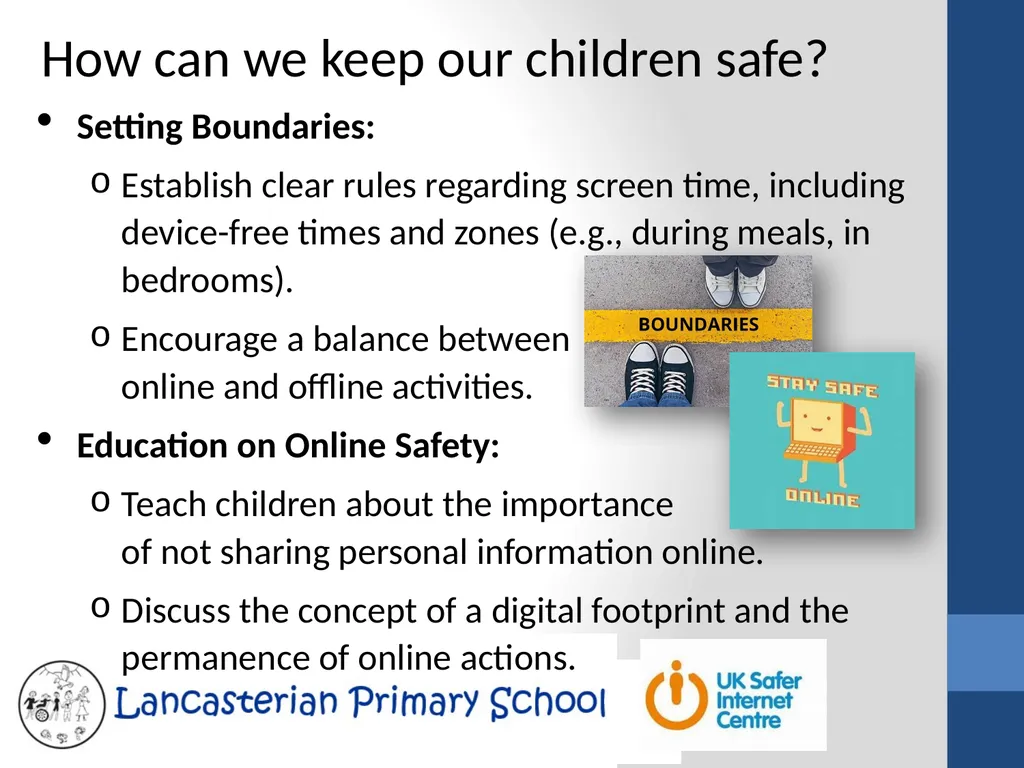 Internet Safety Helping our children stay safe - slide 8 of 10