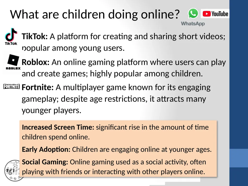 Internet Safety Helping our children stay safe - slide 3 of 10