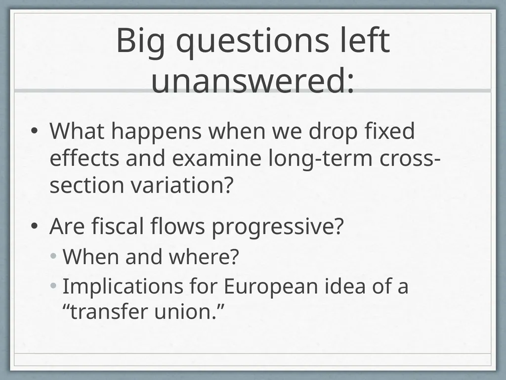 Fiscal Federalism Jonathan Rodden Stanford - slide 33 of 86