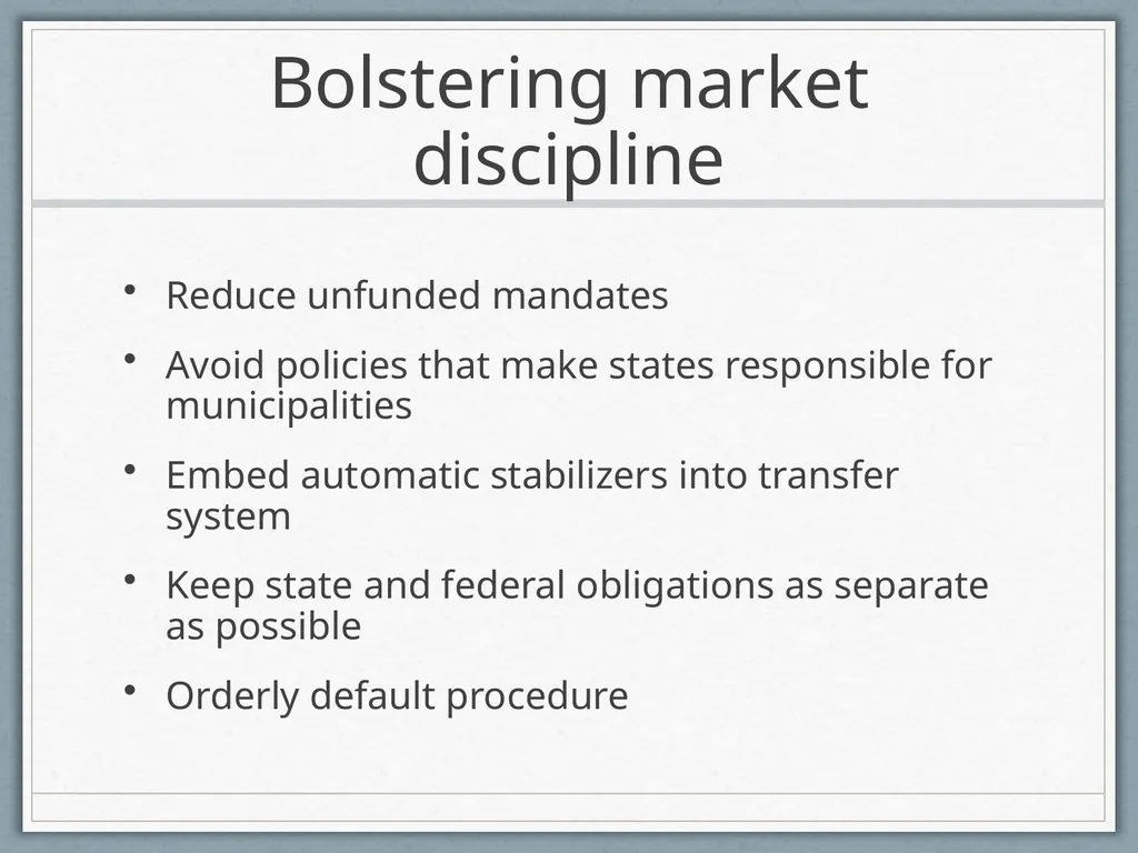 Fiscal Federalism Jonathan Rodden Stanford - slide 83 of 86