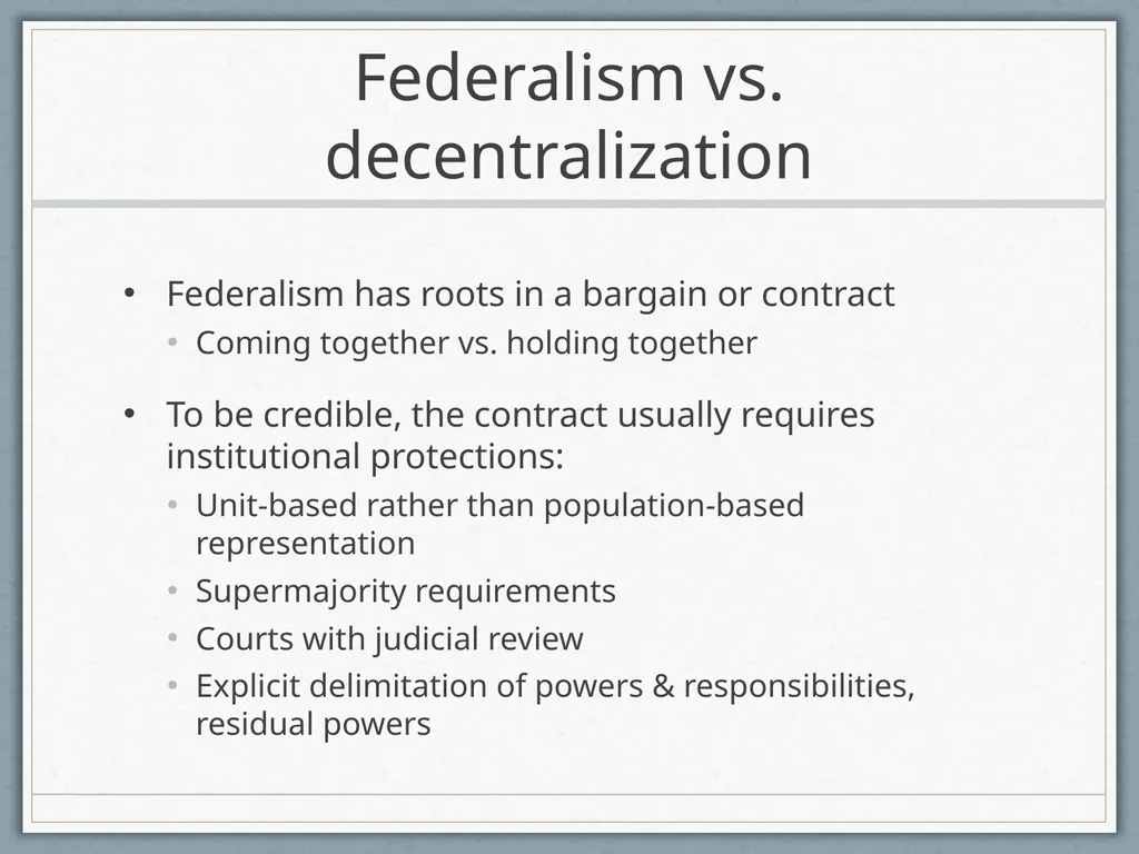 Fiscal Federalism Jonathan Rodden Stanford - slide 19 of 86