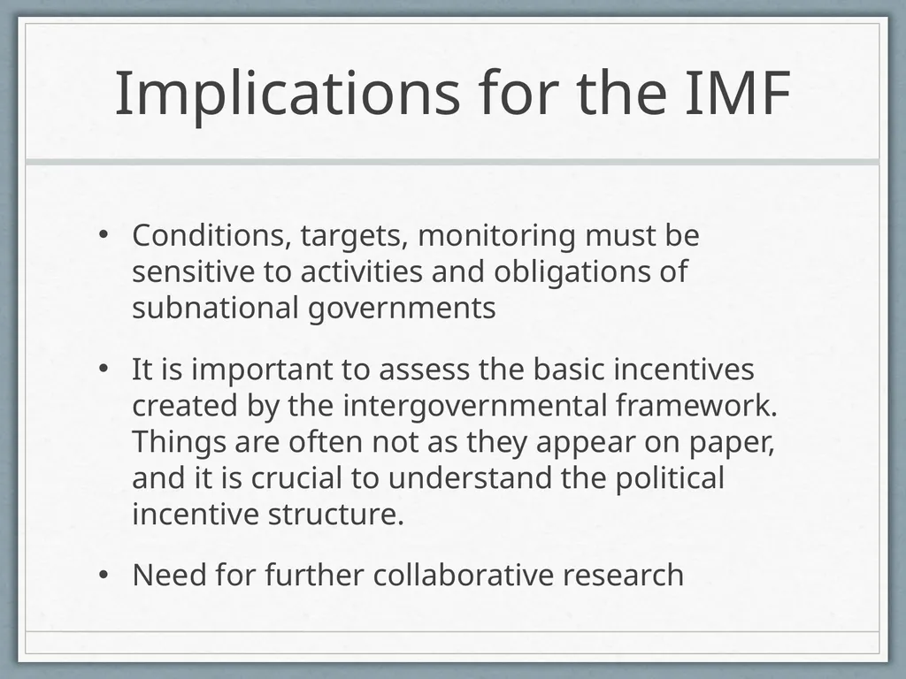 Fiscal Federalism Jonathan Rodden Stanford - slide 86 of 86