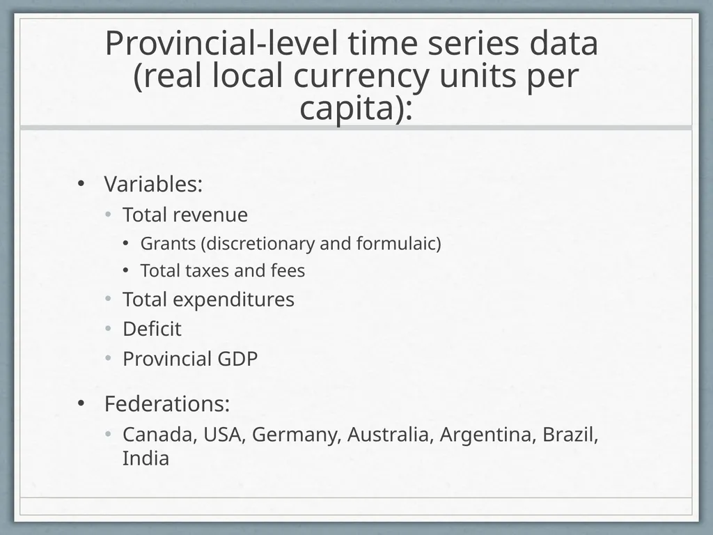 Fiscal Federalism Jonathan Rodden Stanford - slide 56 of 86