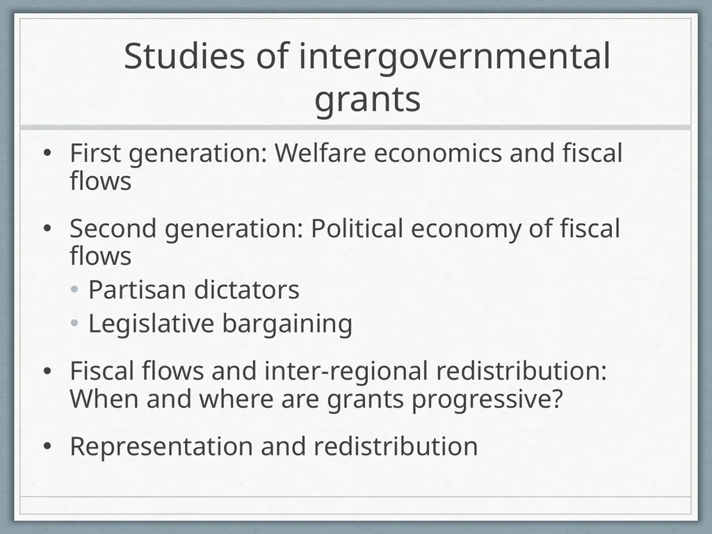 Fiscal Federalism Jonathan Rodden Stanford - slide 29 of 86