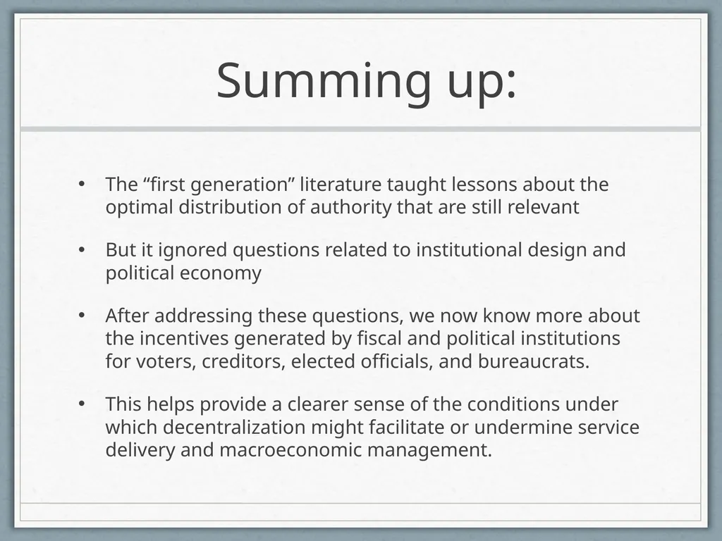 Fiscal Federalism Jonathan Rodden Stanford - slide 49 of 86