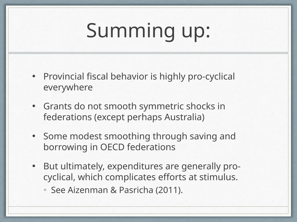 Fiscal Federalism Jonathan Rodden Stanford - slide 61 of 86