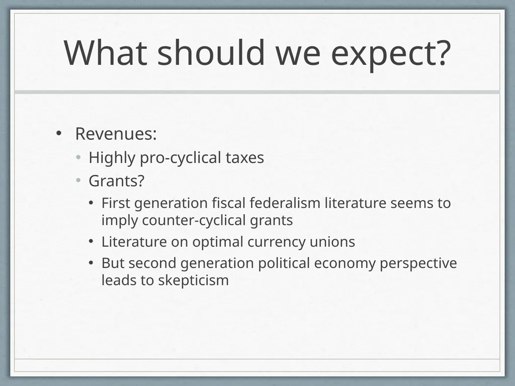 Fiscal Federalism Jonathan Rodden Stanford - slide 57 of 86