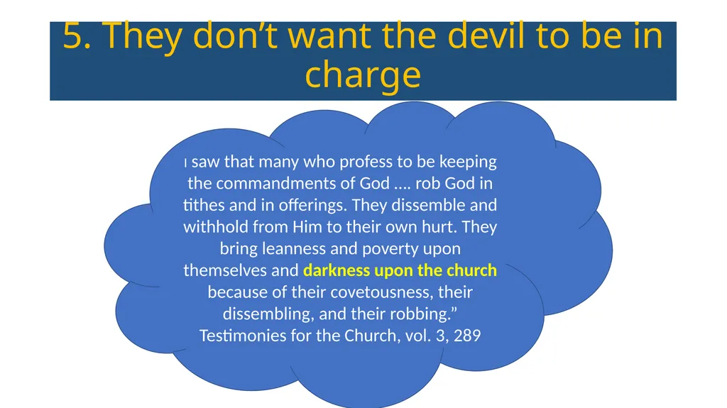 1. They want followers to be like them “Those who - slide 8 of 17