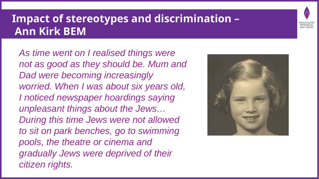 What is discrimination and how can it impact us? A - slide 7 of 10