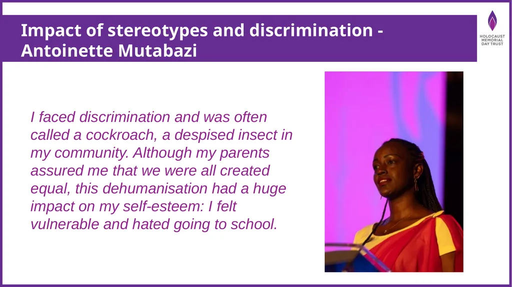 What is discrimination and how can it impact us? A - slide 8 of 10