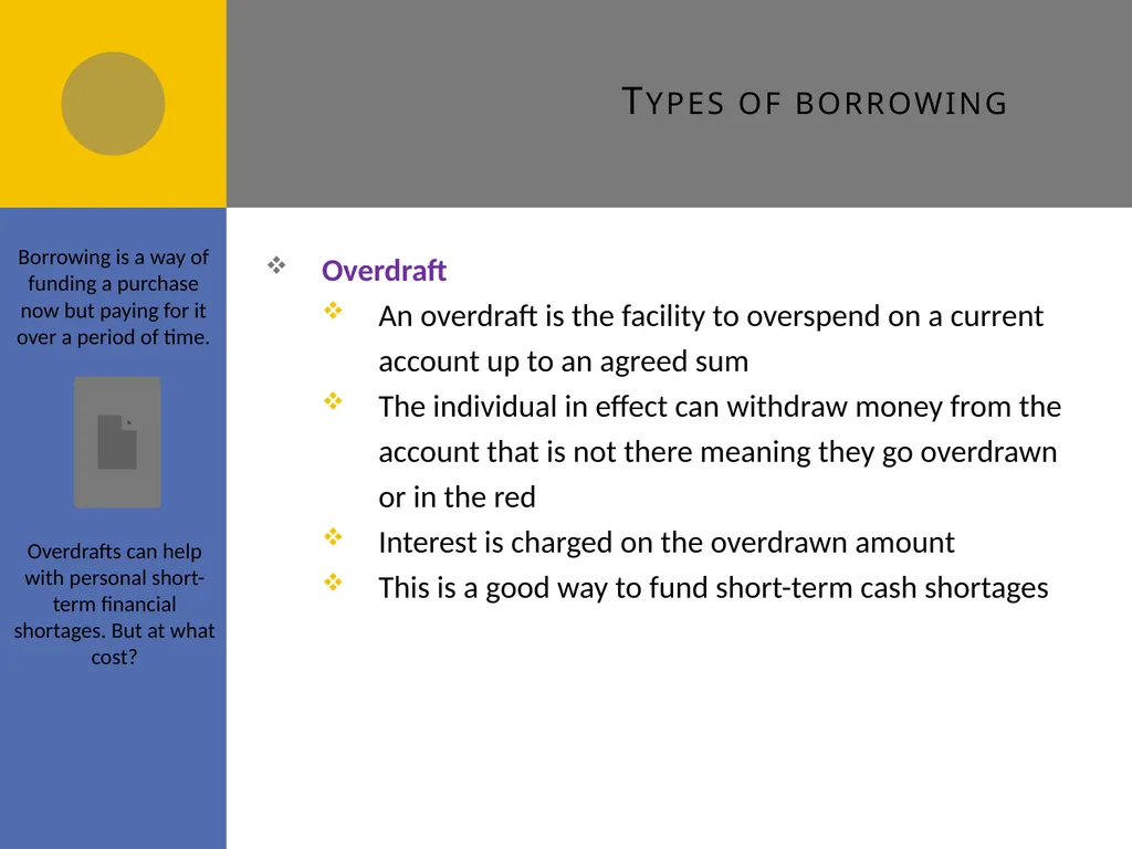 Managing personal finance A4 Managing personal - slide 4 of 23