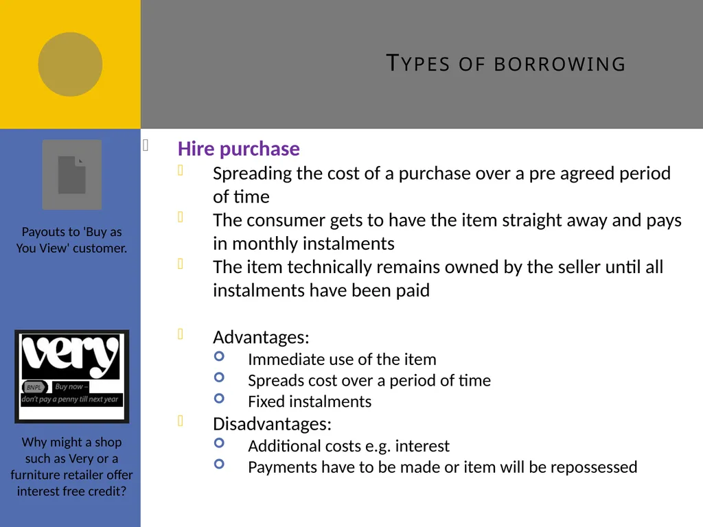 Managing personal finance A4 Managing personal - slide 7 of 23