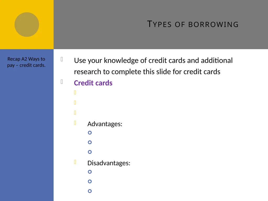 Managing personal finance A4 Managing personal - slide 9 of 23