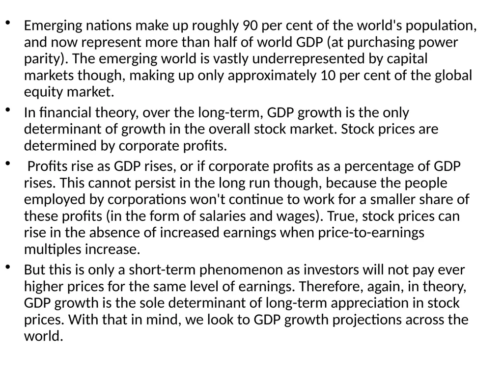 India in the Global Setting: India an Emerging - slide 9 of 43