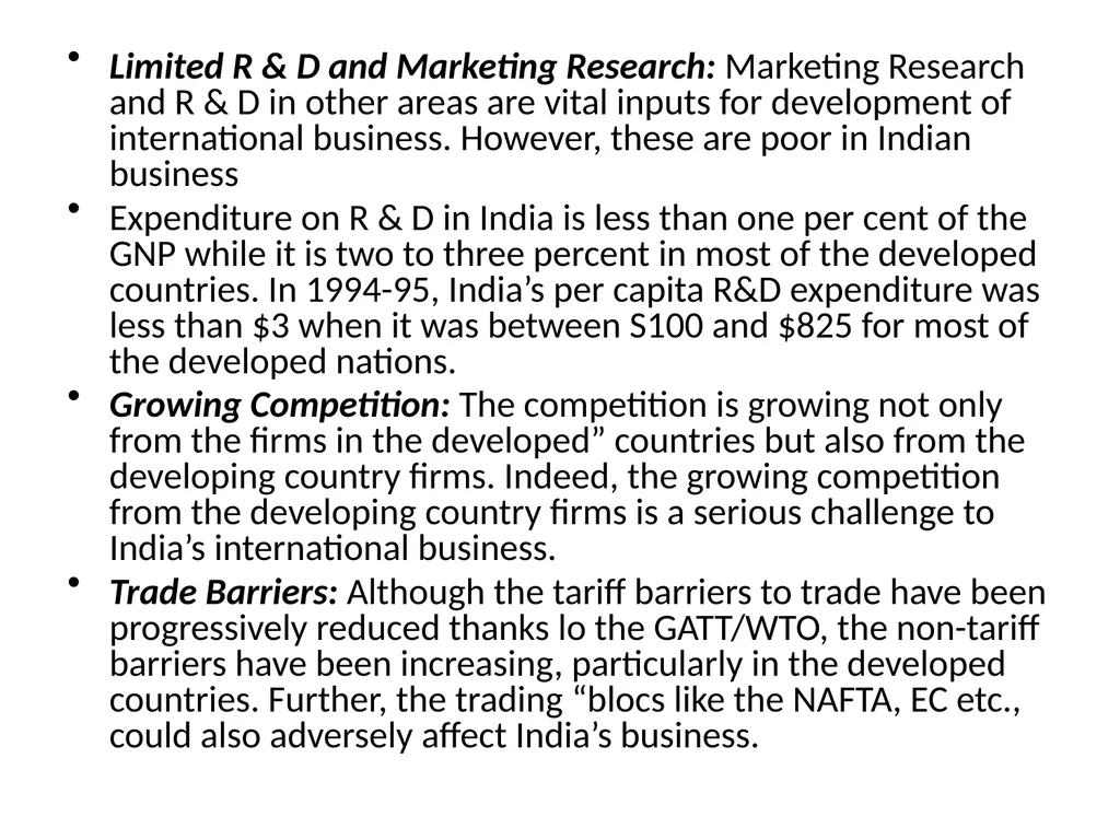 India in the Global Setting: India an Emerging - slide 26 of 43