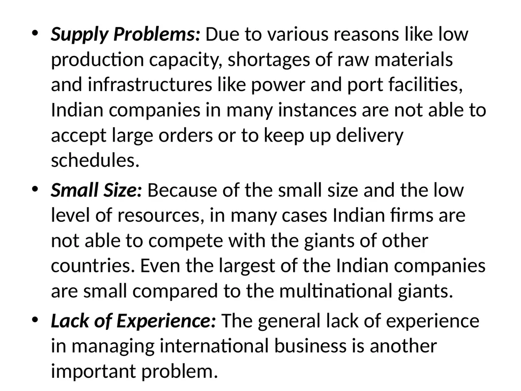 India in the Global Setting: India an Emerging - slide 25 of 43
