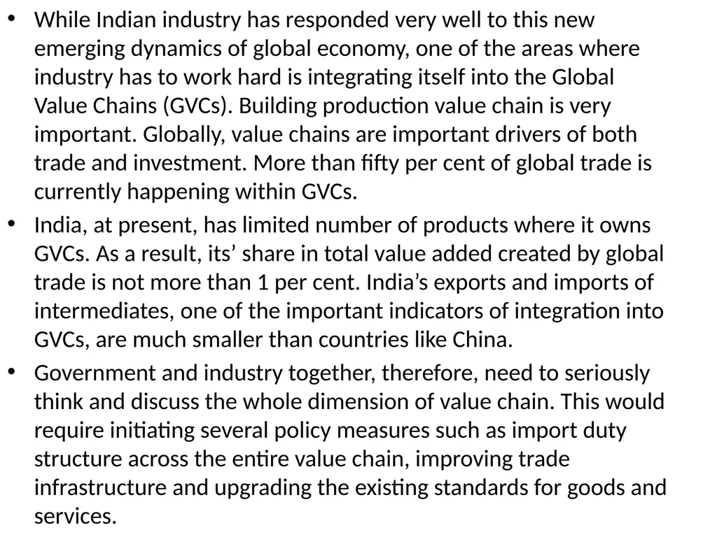 India in the Global Setting: India an Emerging - slide 20 of 43