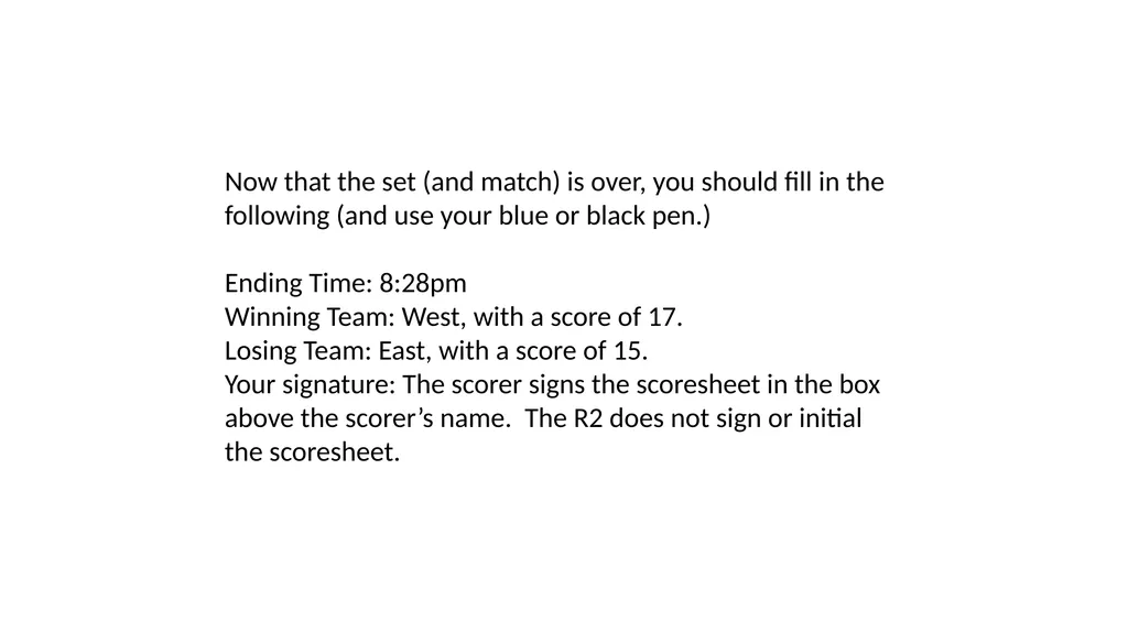 SCVOA Scoring Tutorial 2019 Materials Scoresheet - slide 66 of 69