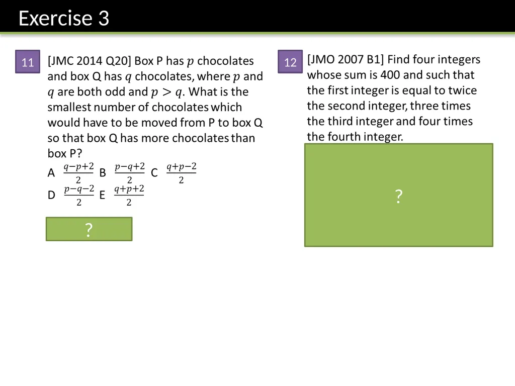 Year 7 Algebraic Expressions Dr J Frost - slide 27 of 27