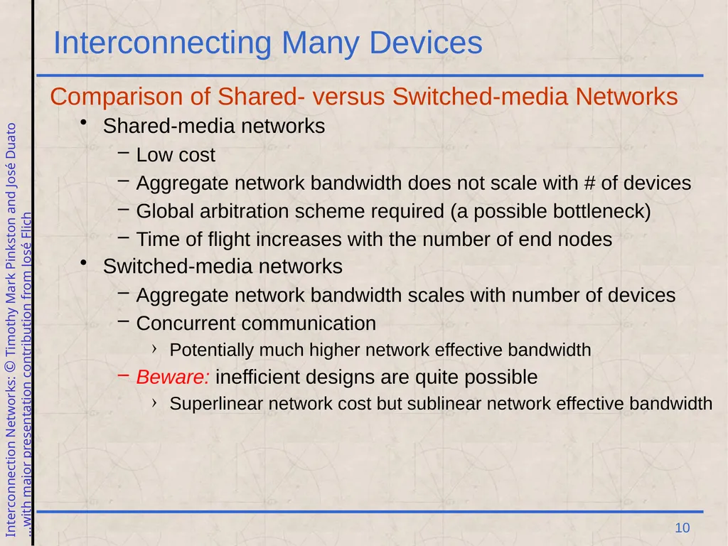 Excerpt from Interconnection Networks Computer - slide 10 of 30