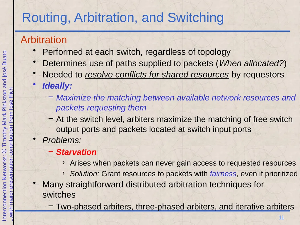 Excerpt from Interconnection Networks Computer - slide 11 of 30
