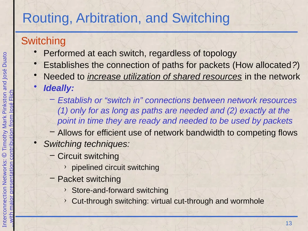 Excerpt from Interconnection Networks Computer - slide 13 of 30