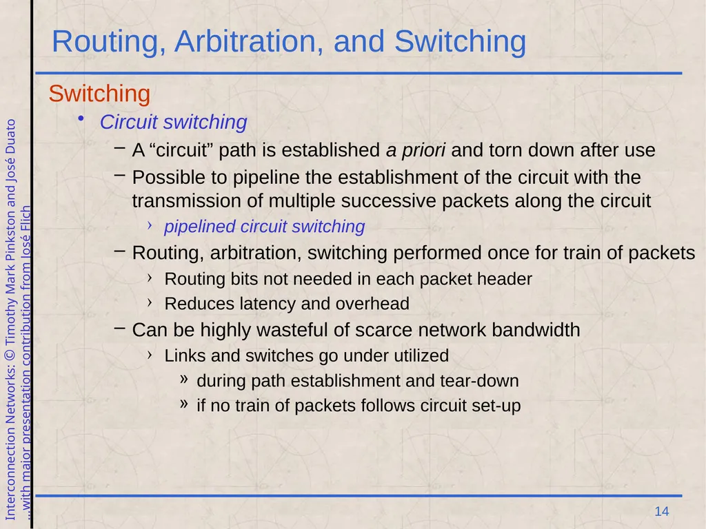 Excerpt from Interconnection Networks Computer - slide 14 of 30