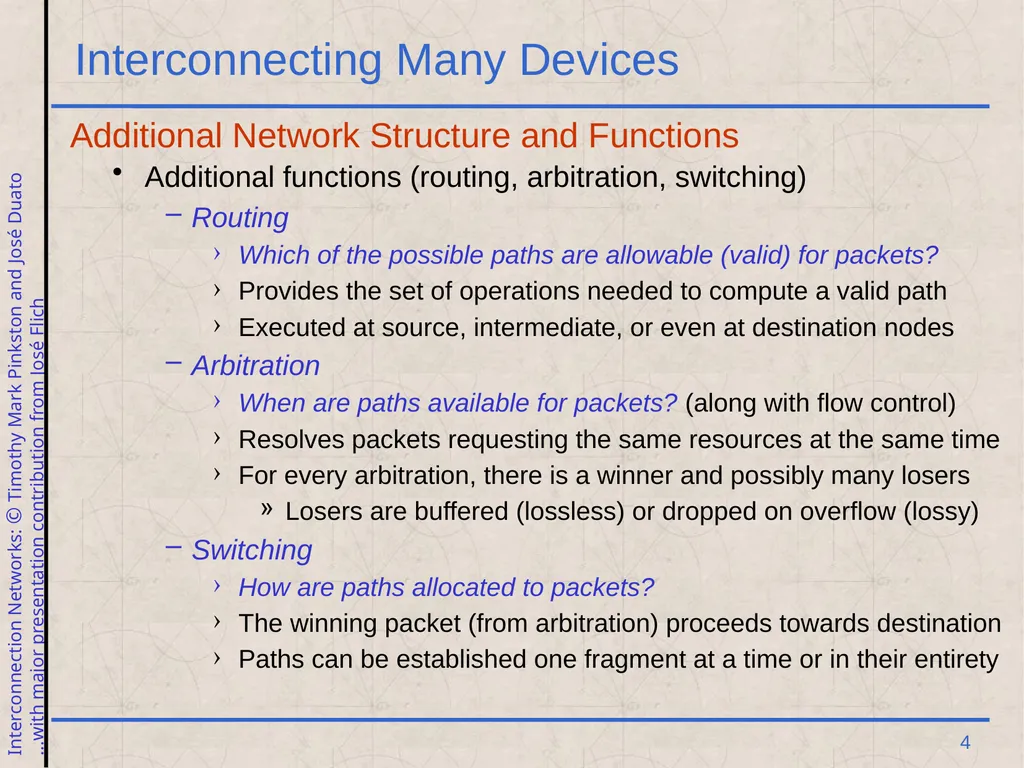 Excerpt from Interconnection Networks Computer - slide 4 of 30