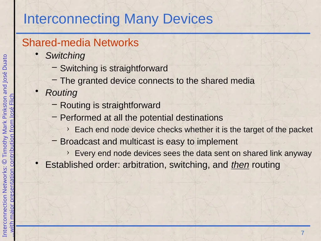 Excerpt from Interconnection Networks Computer - slide 7 of 30