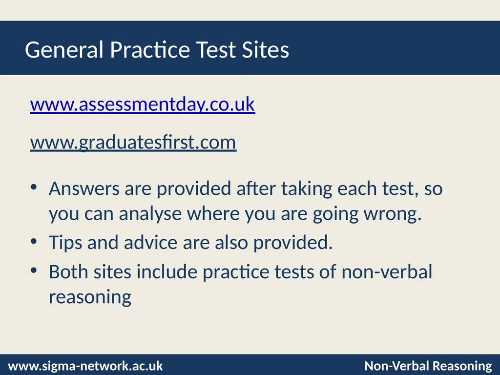 Non-Verbal Reasoning Tests © Laura Hooke, - slide 20 of 25