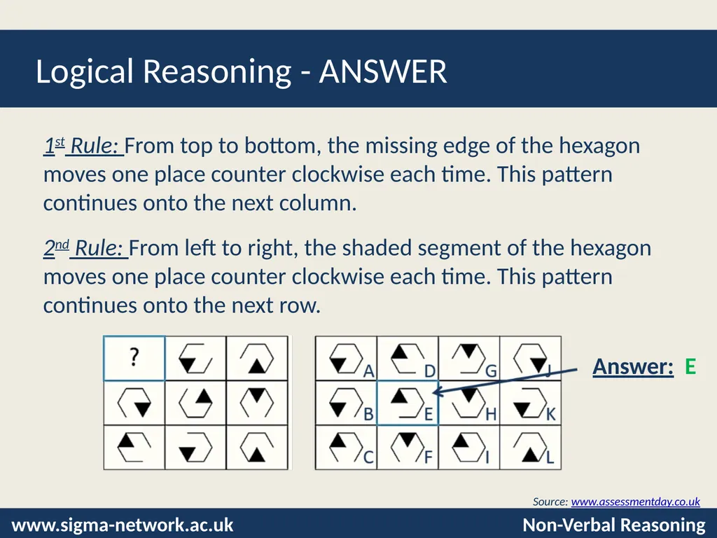 Non-Verbal Reasoning Tests © Laura Hooke, - slide 14 of 25
