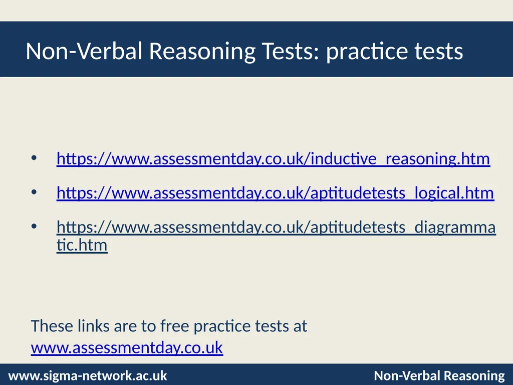 Non-Verbal Reasoning Tests © Laura Hooke, - slide 21 of 25