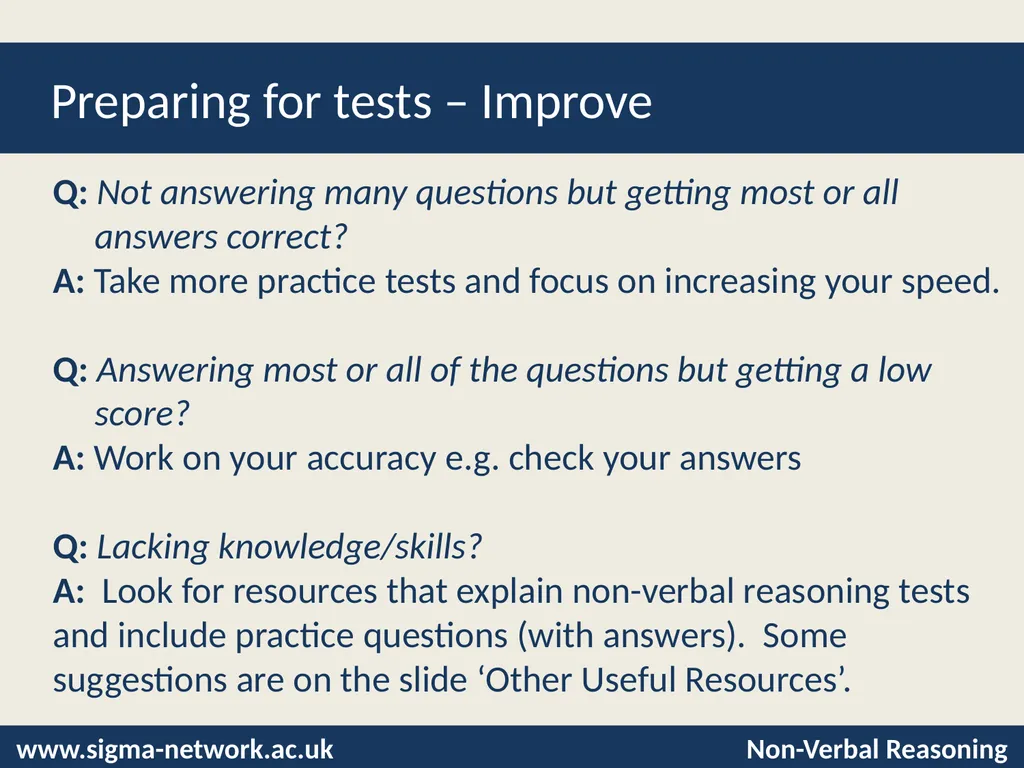 Non-Verbal Reasoning Tests © Laura Hooke, - slide 18 of 25