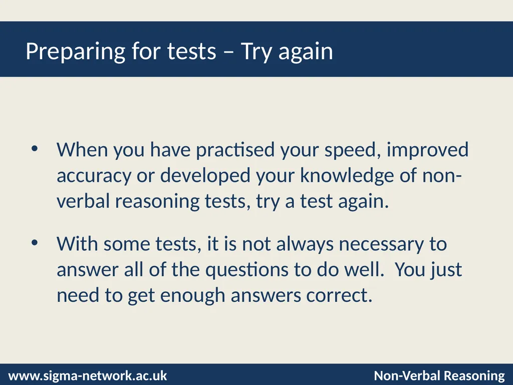 Non-Verbal Reasoning Tests © Laura Hooke, - slide 19 of 25
